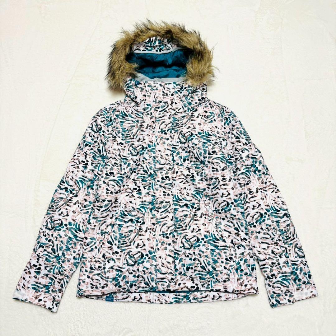 新品・タグ付き◆ROXY◆スノボウェア/フード付きダウン 2way アウトドア