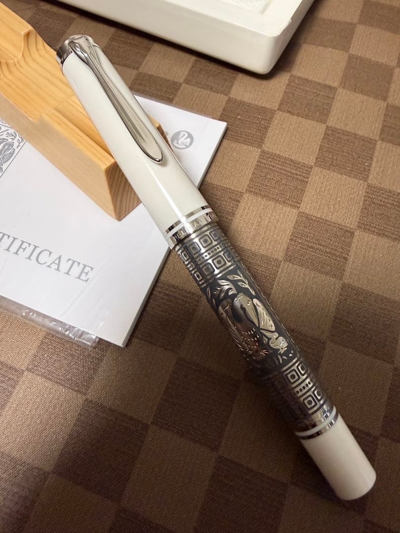 ペリカン万年筆M910スターリングシルバー、M800サイズ