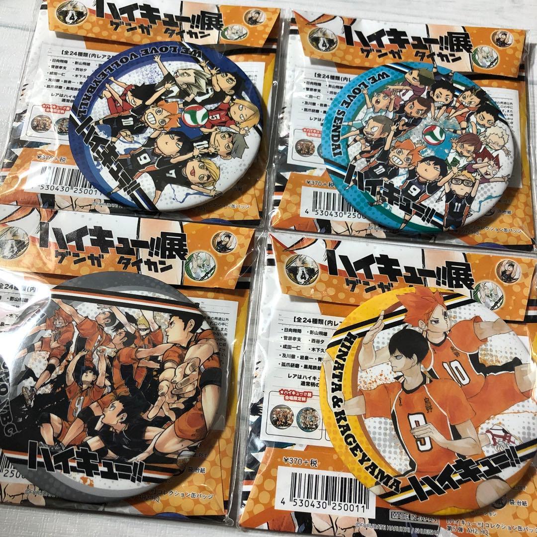 ハイキュー　ゲンガ×タイカン　原画展　コレクション缶バッジ　レア　会場限定
