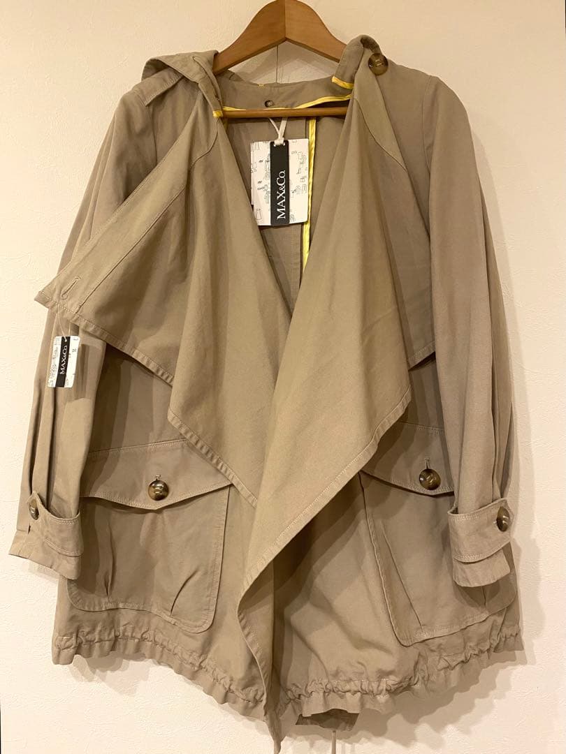 タグ付き 未使用品【Max&Co】スプリングコート モッズコート38