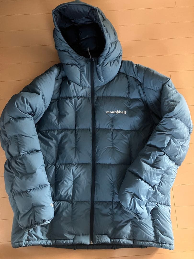 mont-bell ネージュダウンパーカ M-Rサイズ ブルー