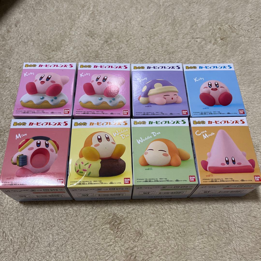 星のカービィ　カービィフレンズ5 虹色レアカラー付全8種類フルコンプセット　新品